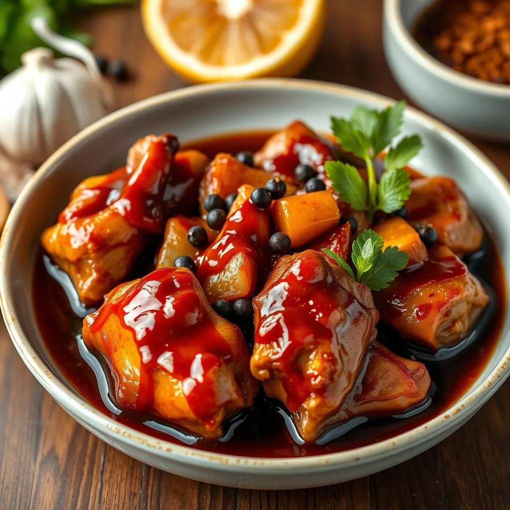 Adobo de Pollo Filipino tradicional de Autor