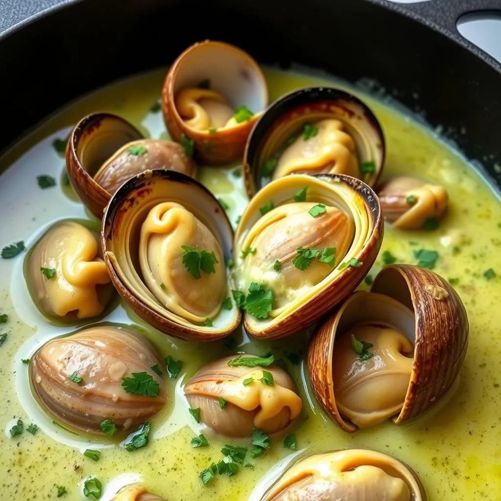 Alcachofas con Almejas en Salsa Verde