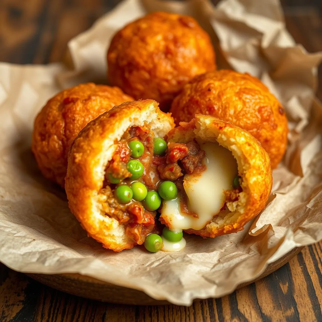 Arancini Sicilianos de Ragú y Queso de Cerca