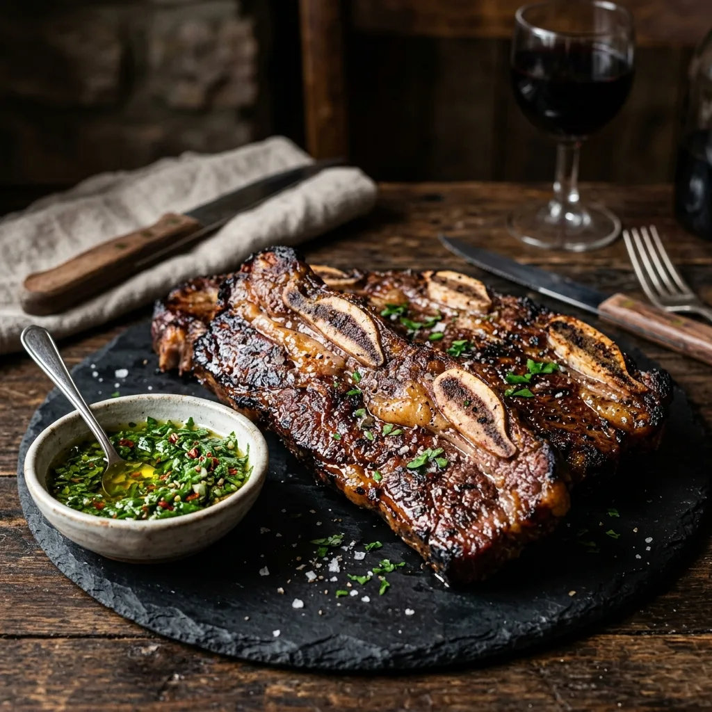 Asado de Tira al Horno Crujiente y Jugoso