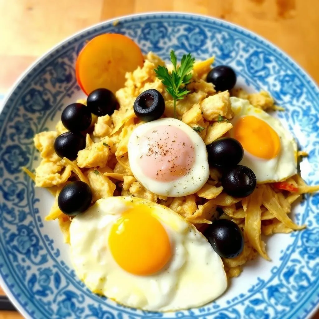 Bacalhau à Brás Tradicional con Patatas Paja