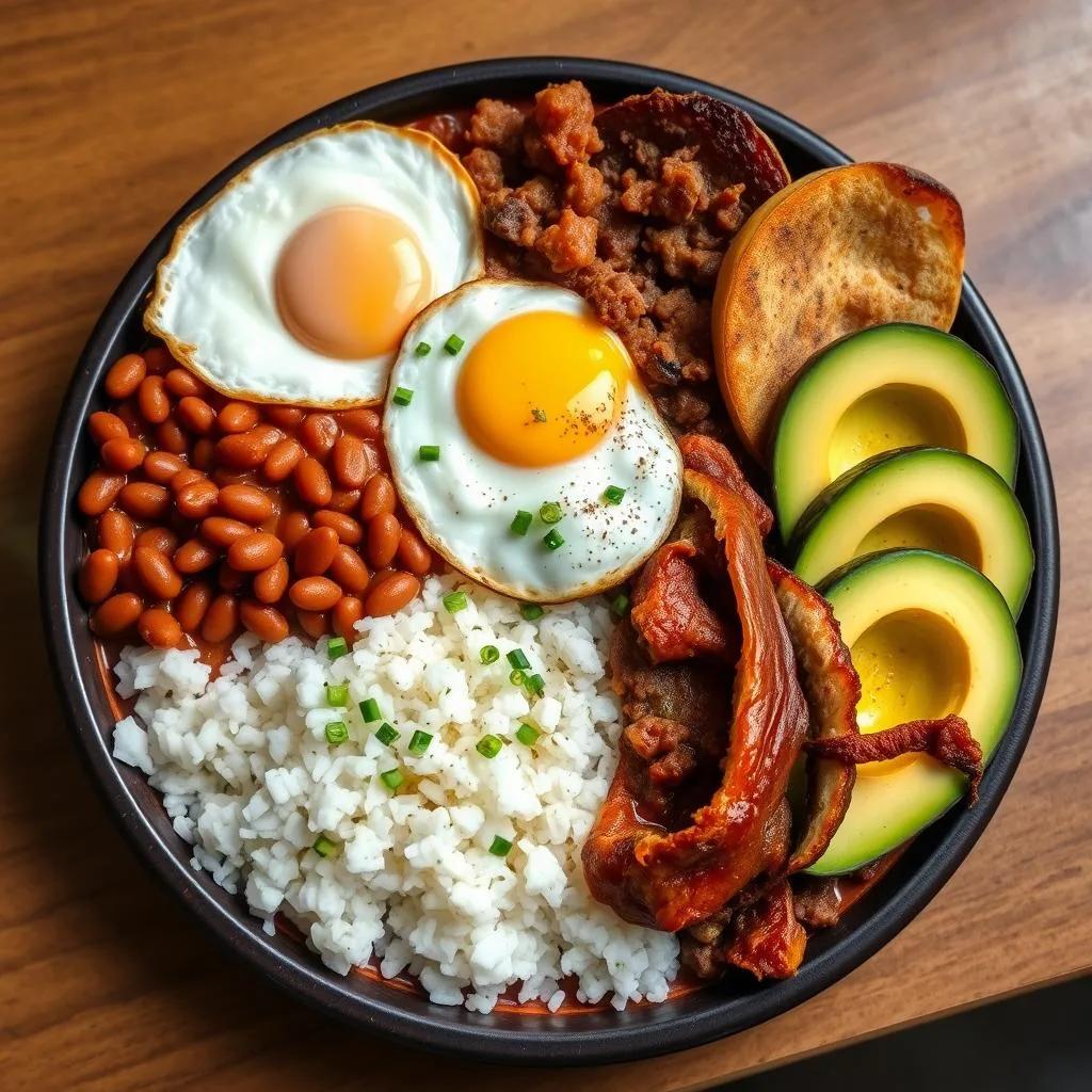 Bandeja Paisa Colombiana Completa