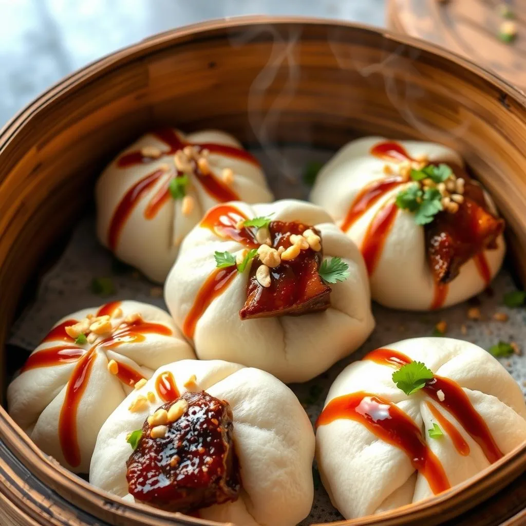 Bao Buns de Panceta laqueada de Autor