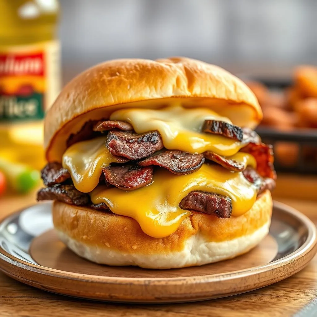 Sándwich Barros Luco chileno clásico