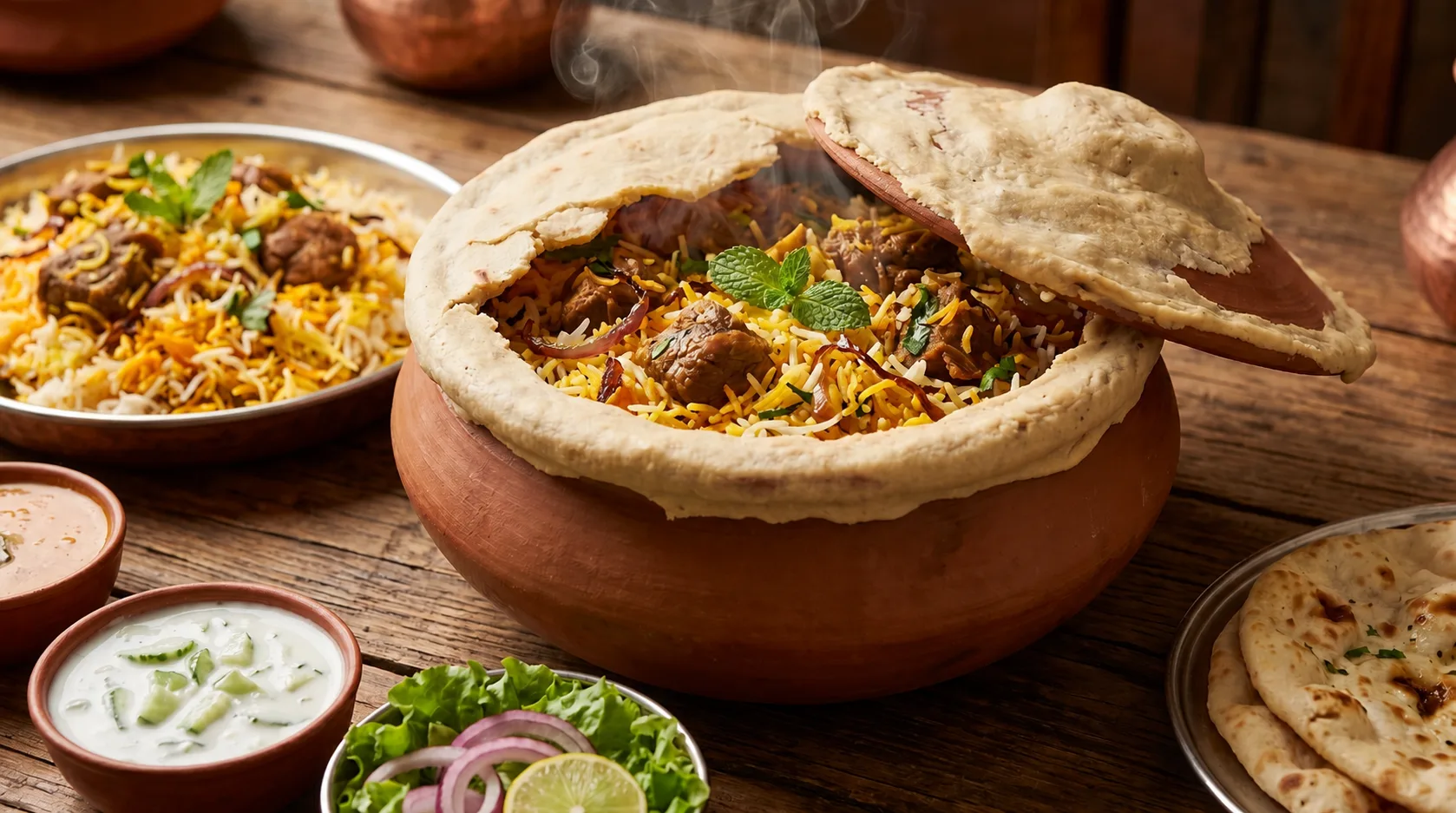 Biryani de Cordero al Dum