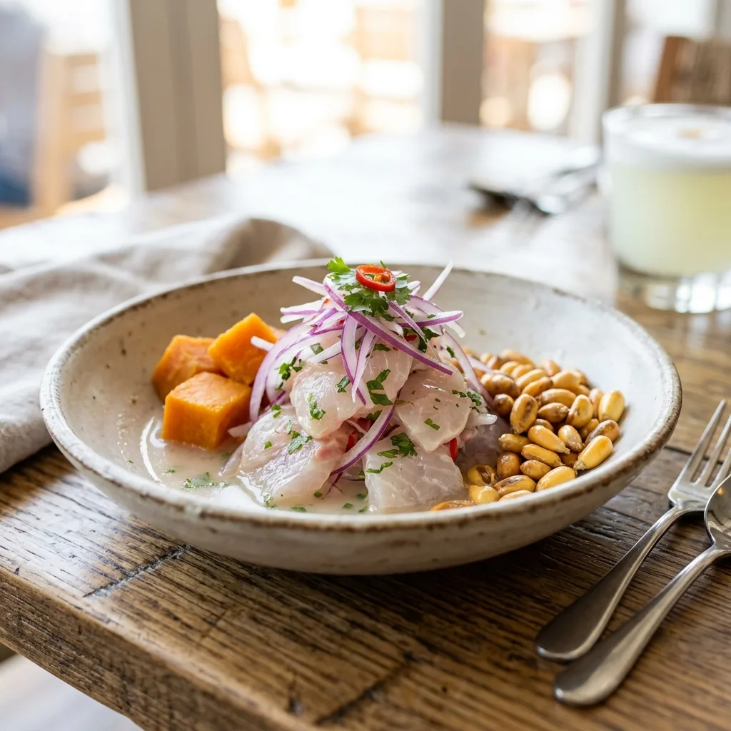 Ceviche Limeño de Corvina