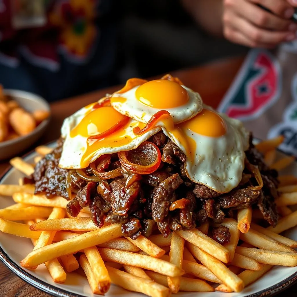 Chorrillana Chilena con Carne y Huevo