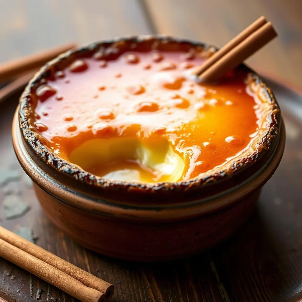Crema Catalana Caramelizada de Cerca