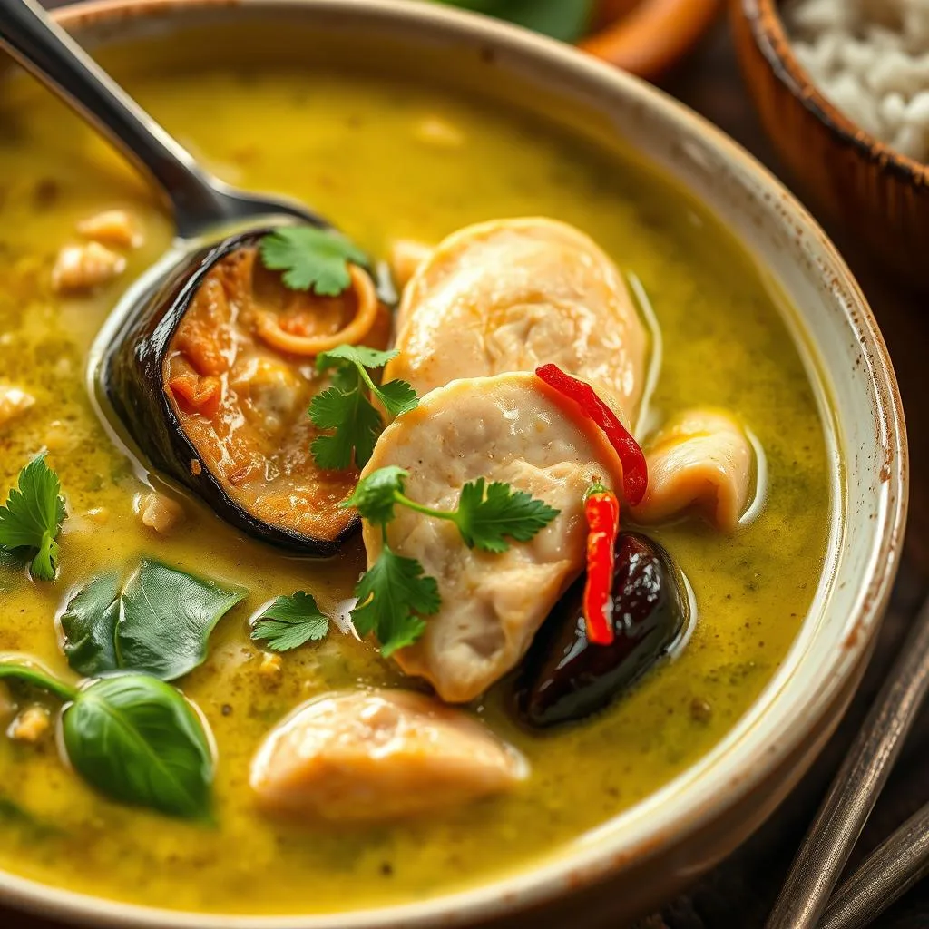 Curry Verde Tailandés de Cerca