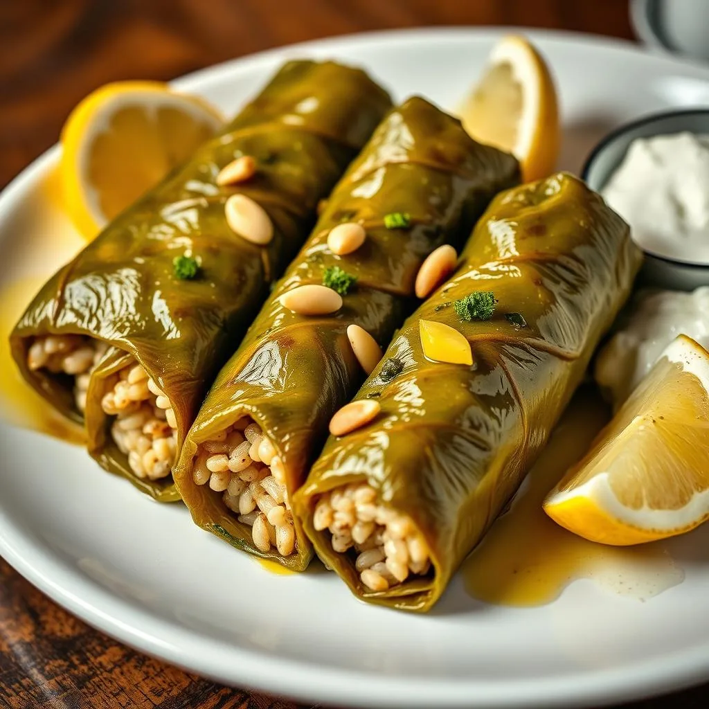 Dolmades Griegas de Arroz