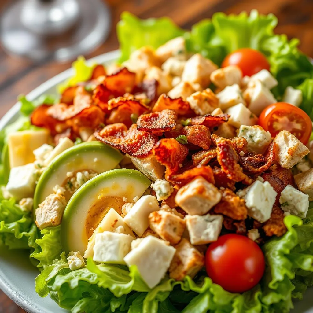 Ensalada Cobb Completa de Cerca