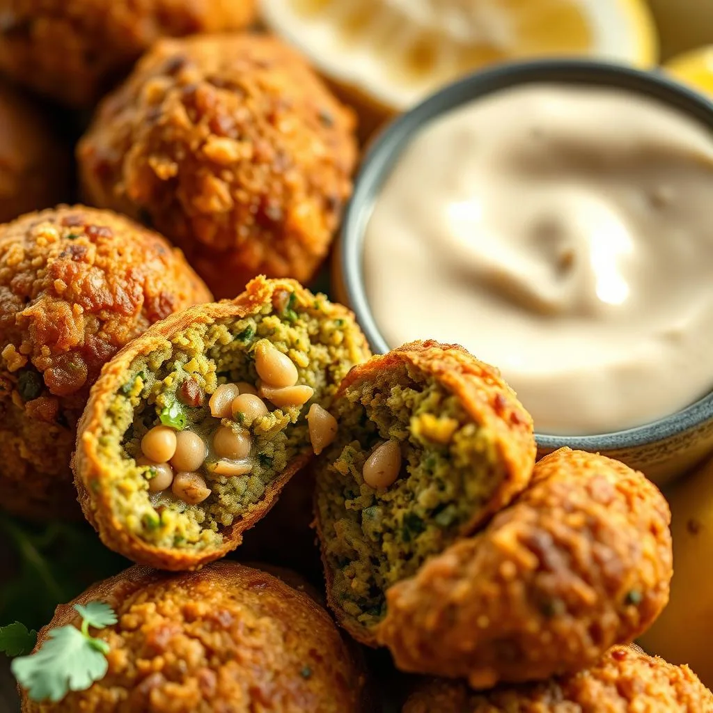 Falafel Crujiente con Salsa Tahini