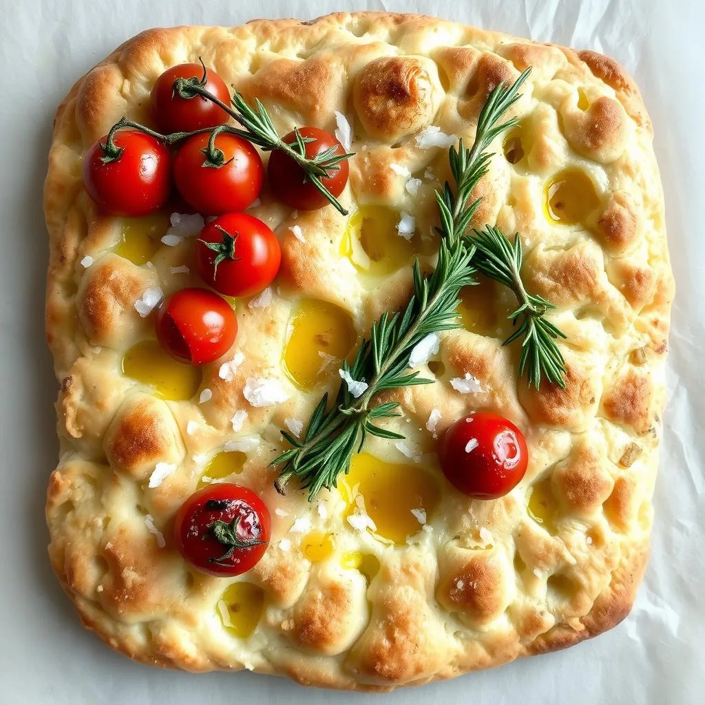 Focaccia Genovesa de Romero y Cherry