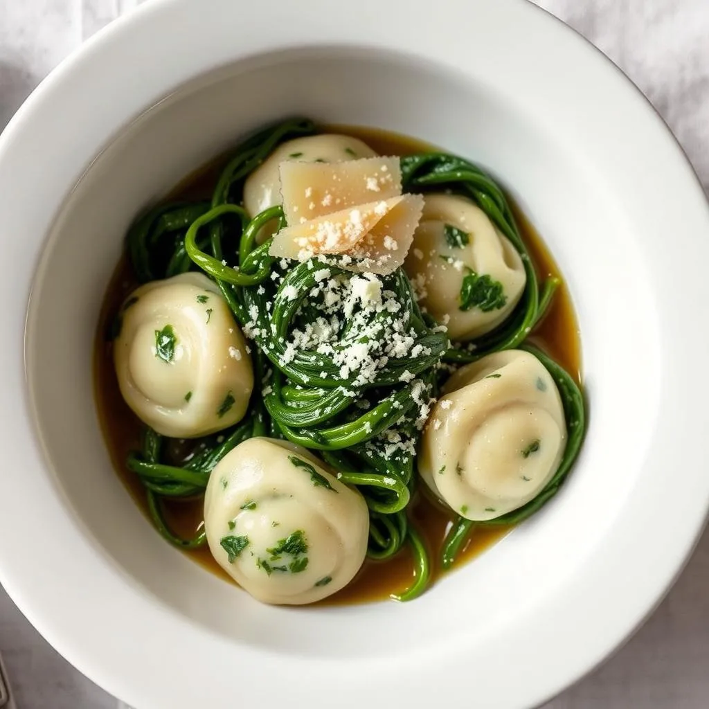 Gnudi de Ricotta y Espinacas toscano