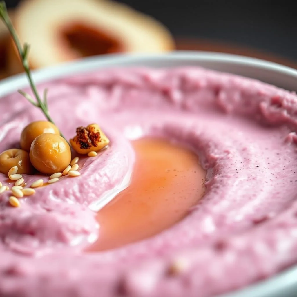 Hummus de Remolacha con Sésamo de Cerca
