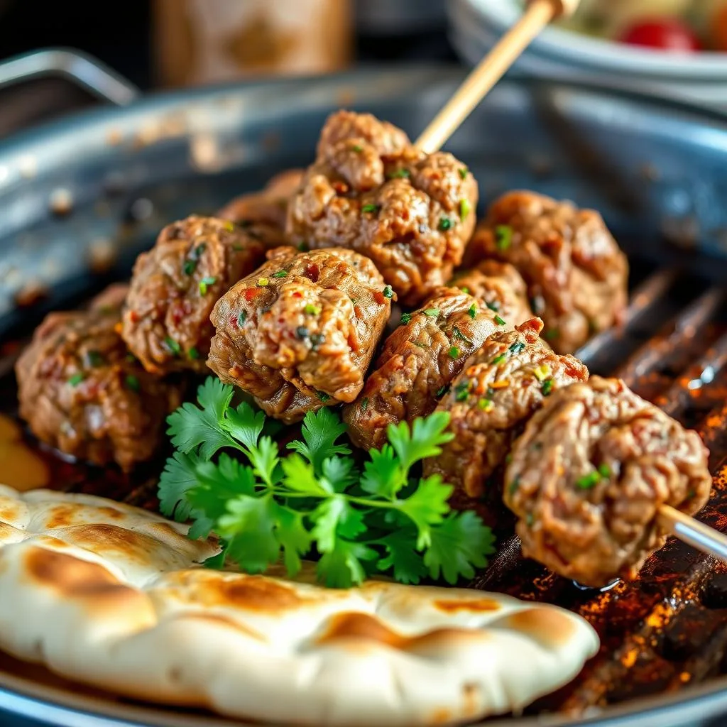 Kebab Kofta de Cordero y Ternera de Cerca