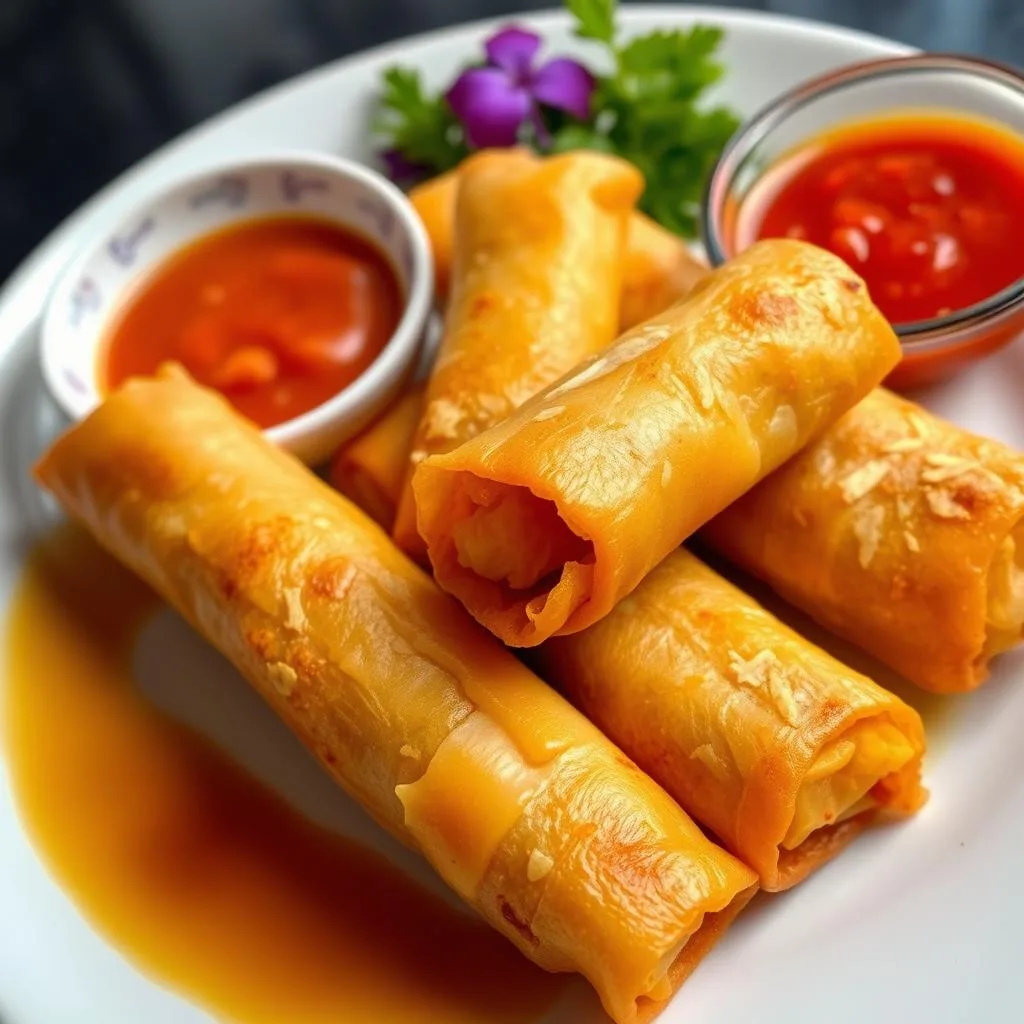 Lumpia de Vegetales y Cerdo Filipina