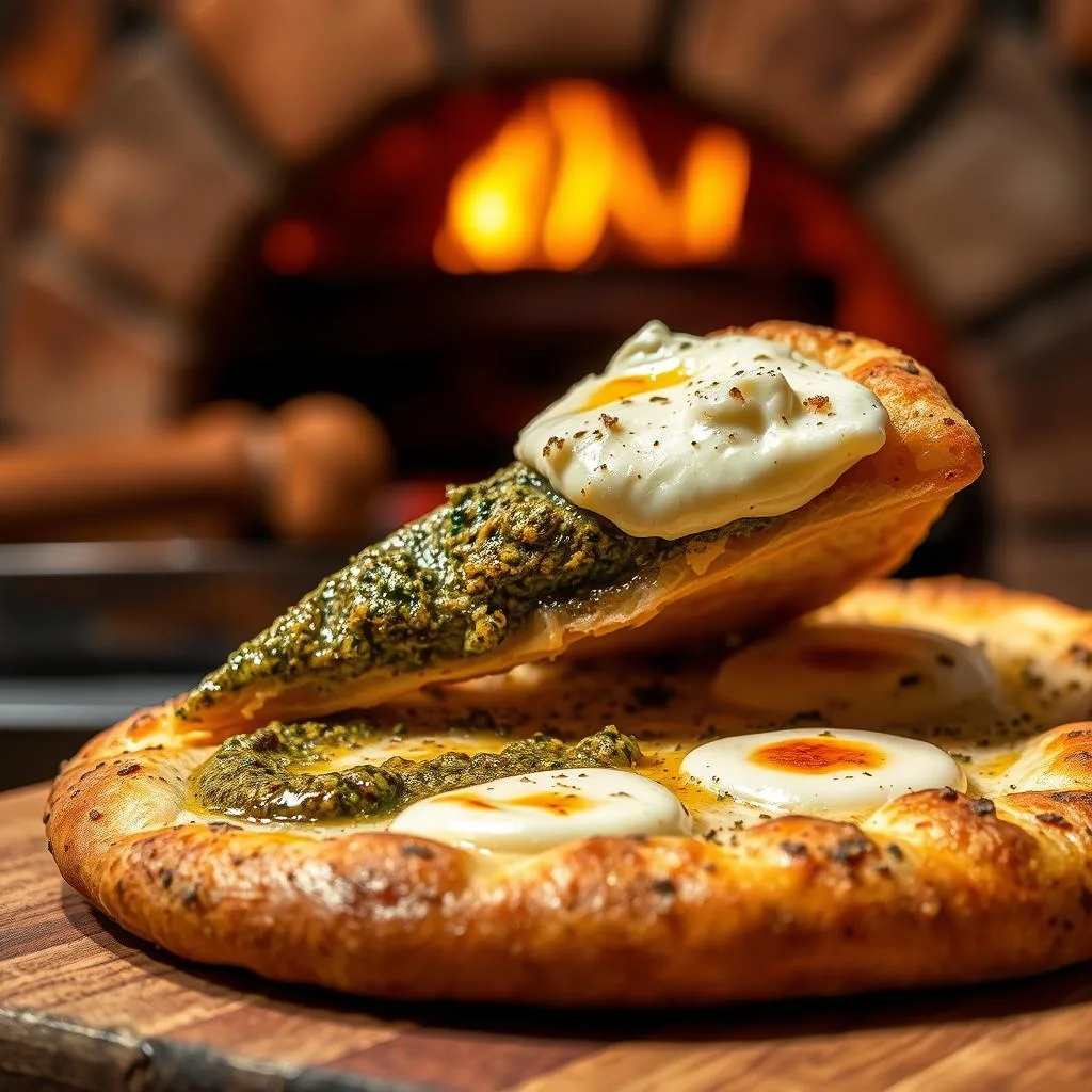 Manakeesh de Za'atar y Queso de Cerca