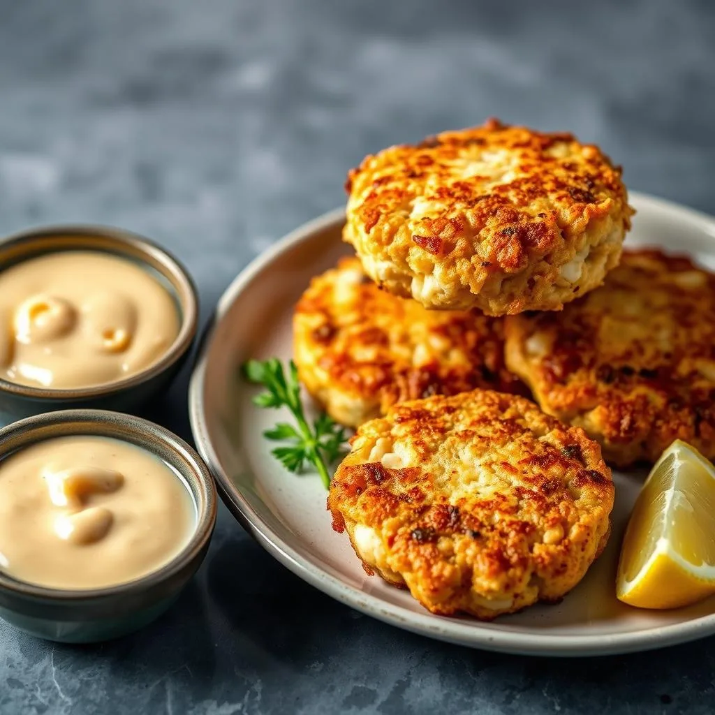 Maryland Crab Cakes tradicionales de Cangrejo