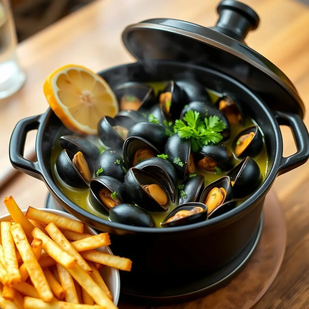 Moules-Frites (Mejillones con Patatas Fritas)