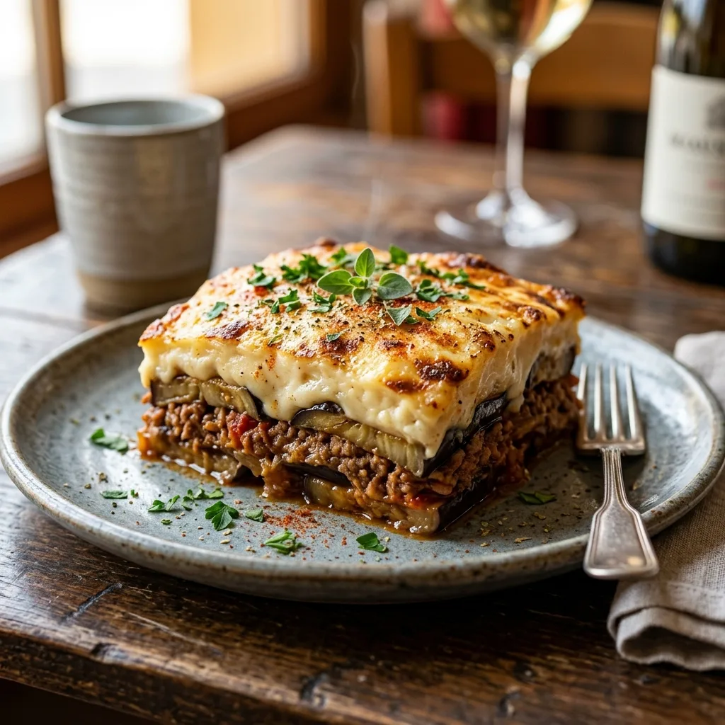 Moussaka Griega de Cordero