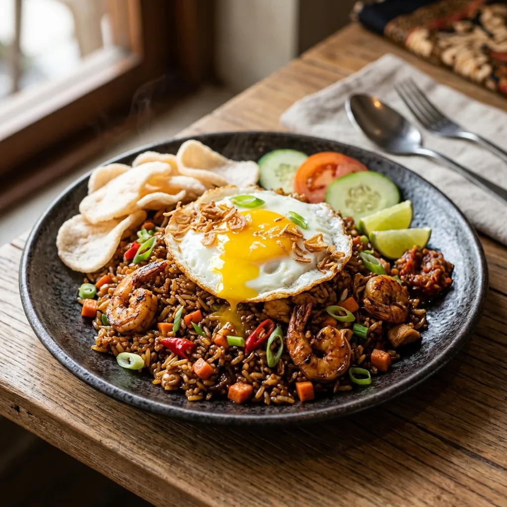 Nasi Goreng de Langostinos