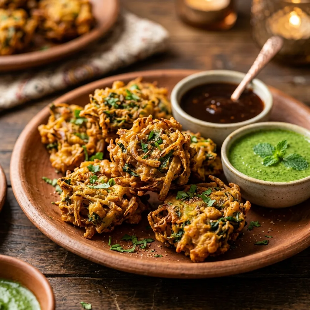 Pakoras de Verduras Crujientes