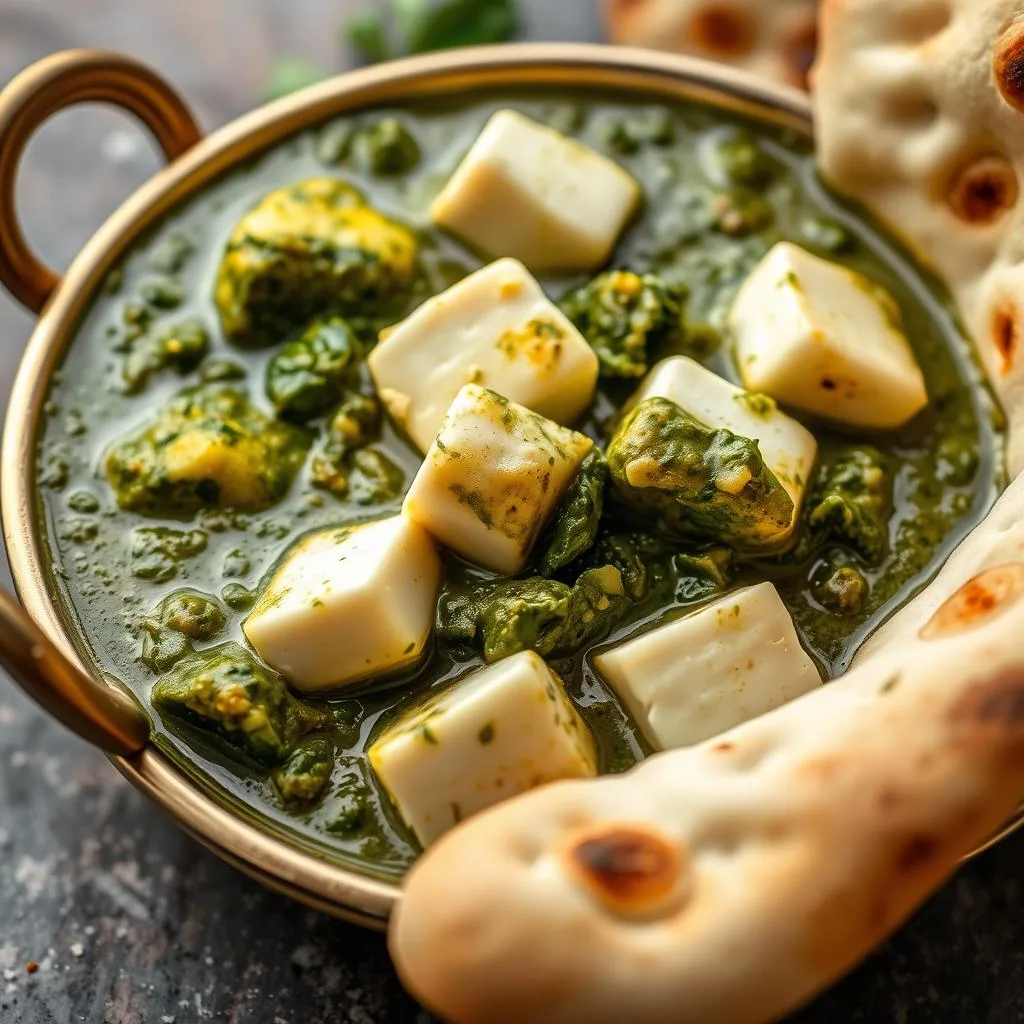 Palak Paneer (Queso con Espinacas)