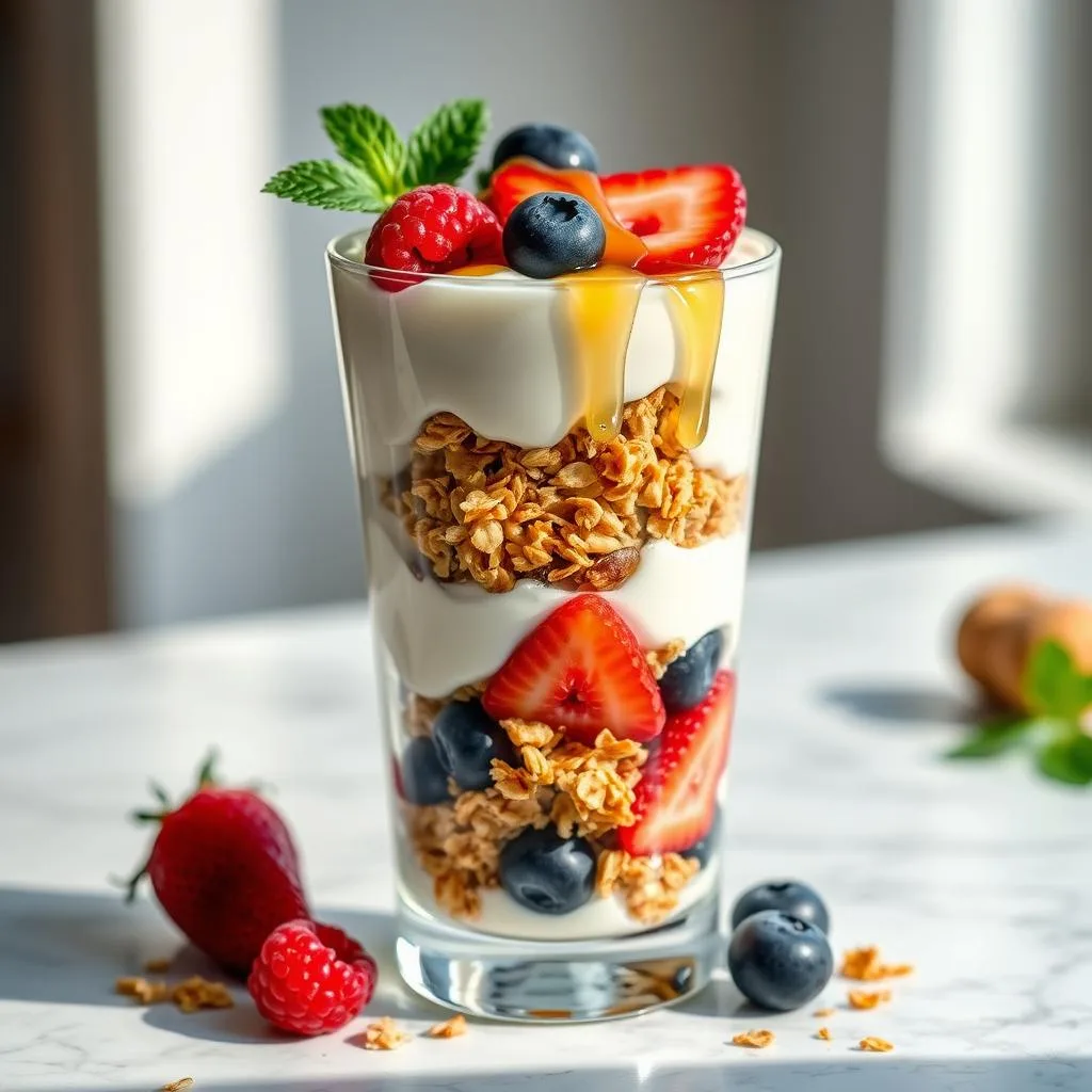 Parfait de Yogur y Granola Gourmet