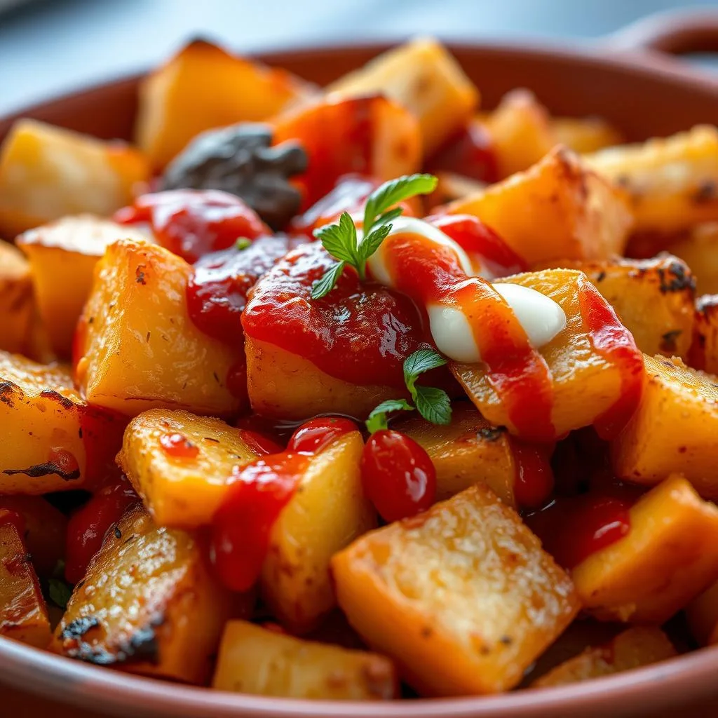 Patatas Bravas Crujientes estilo Madrid