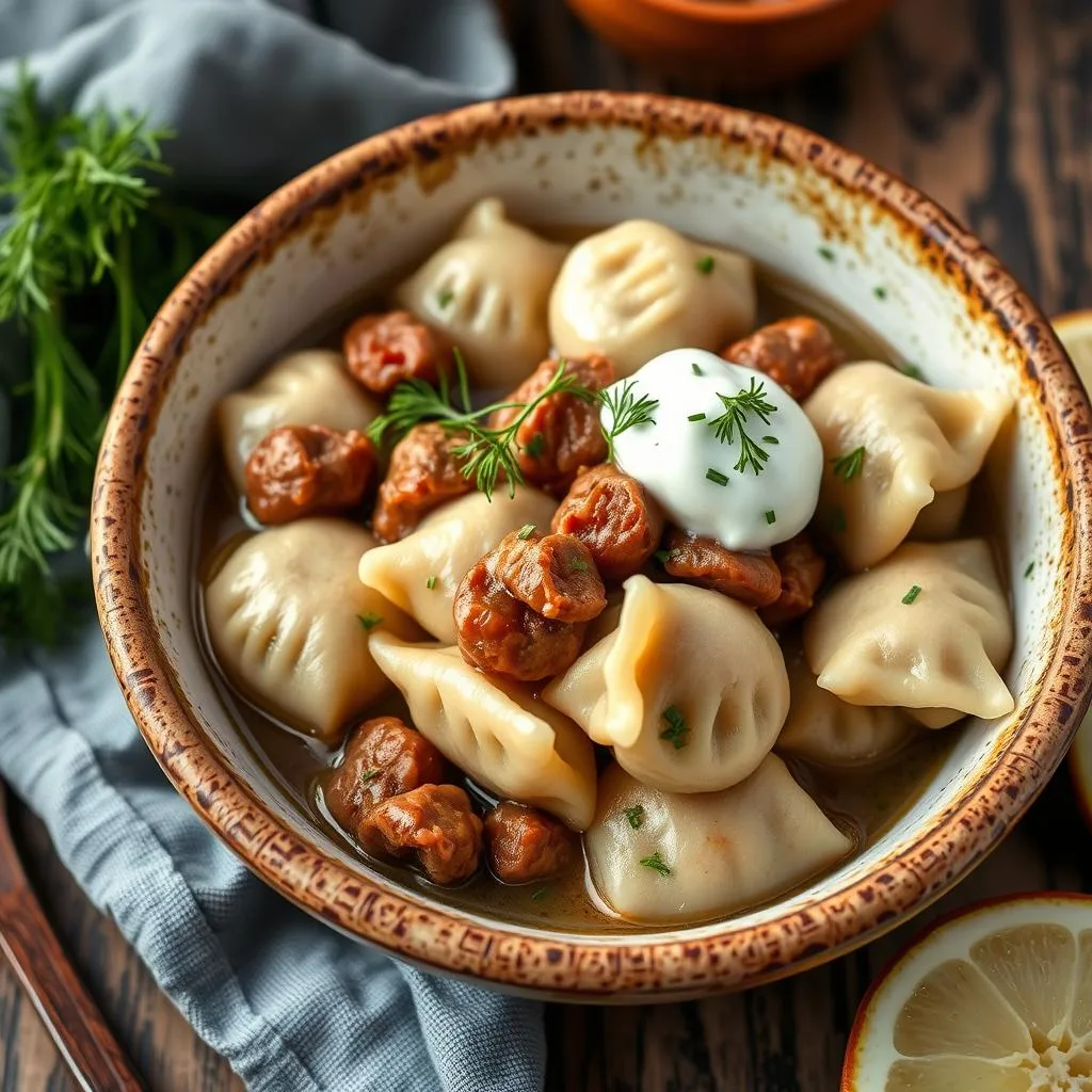 Pelmeni Siberianos de Carne tradicionales