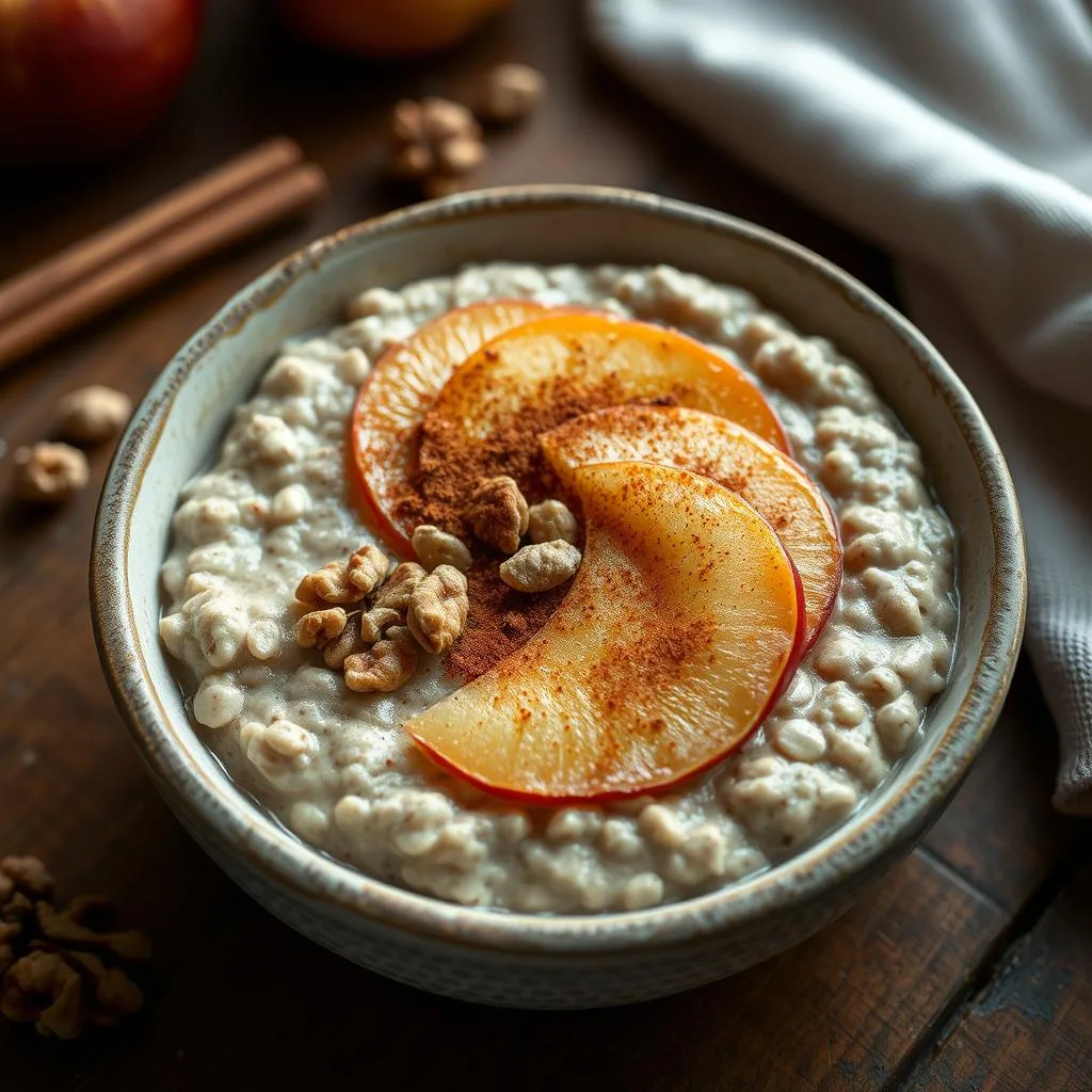 Porridge de Avena y Manzana Caramelizada