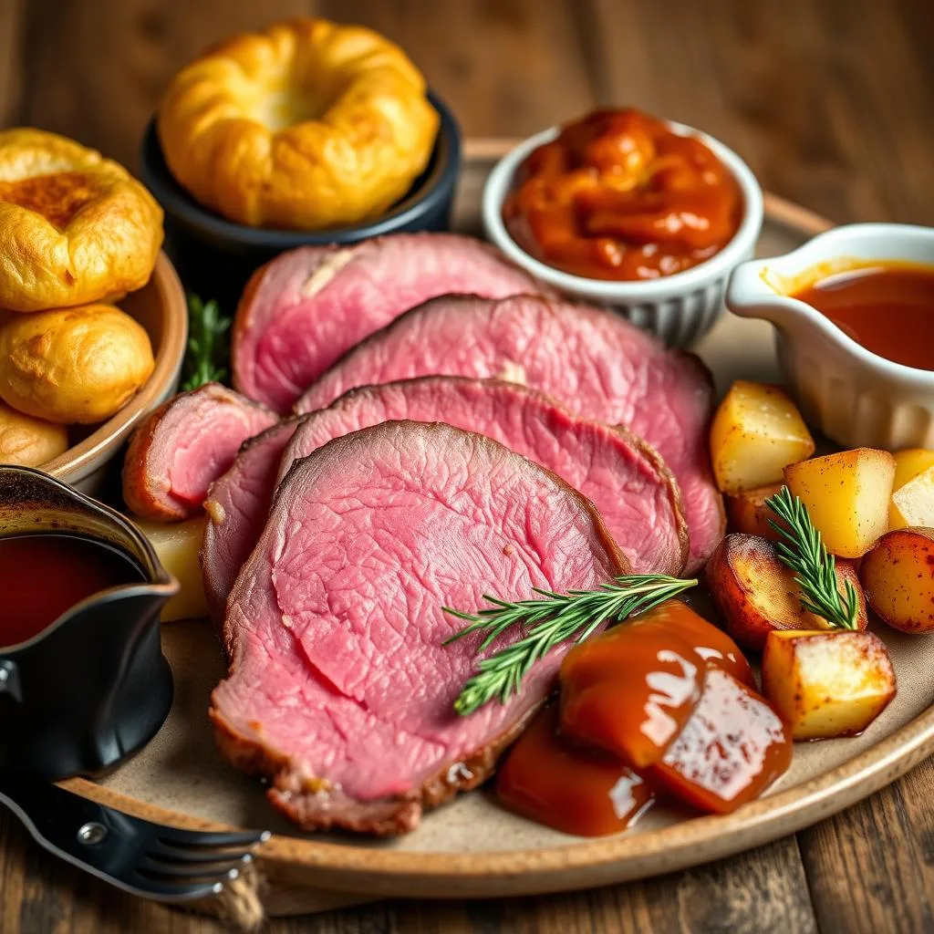 Roast Beef clásico con Yorkshire Pudding