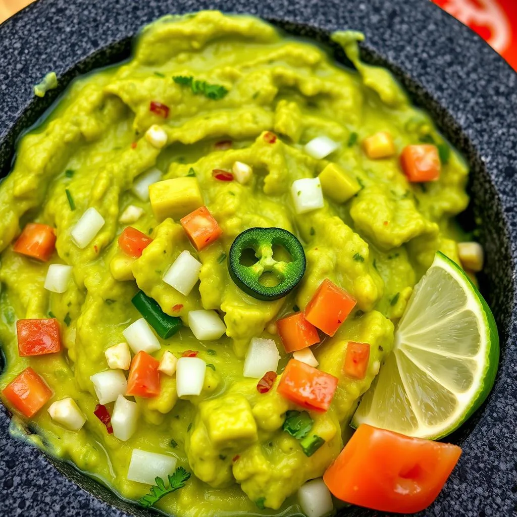 Salsa Guacamole Mexicano Tradicional