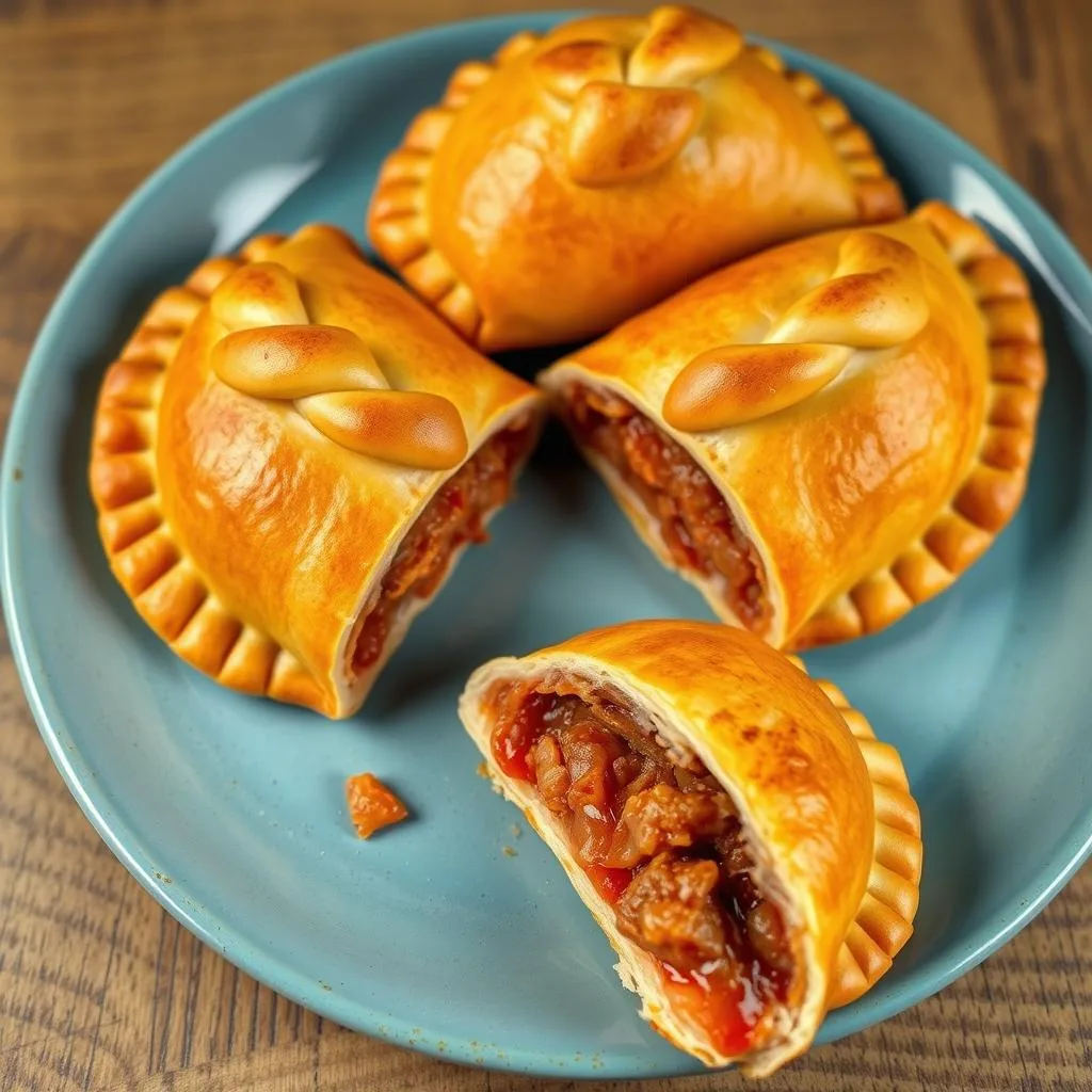 Salteñas Bolivianas de carne jugosas
