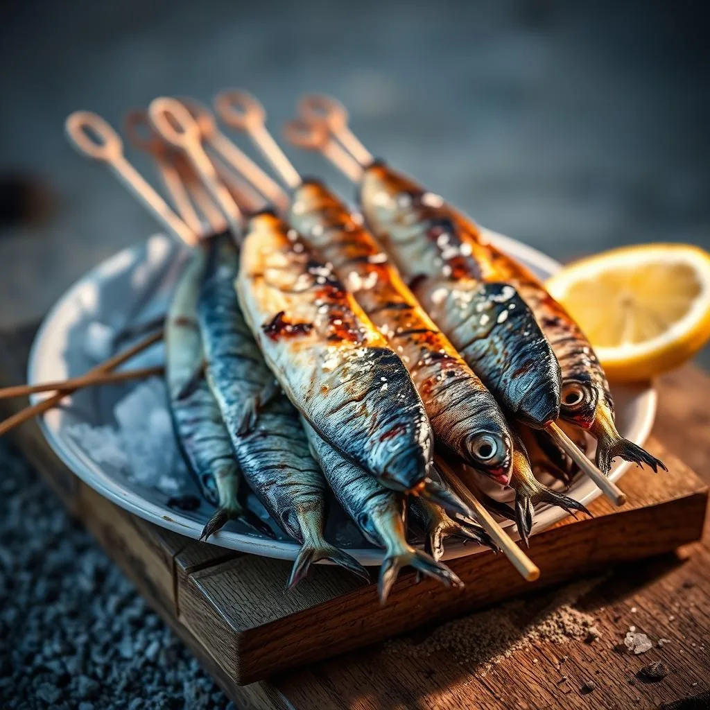 Sardinas al Espeto tradicionales de Málaga