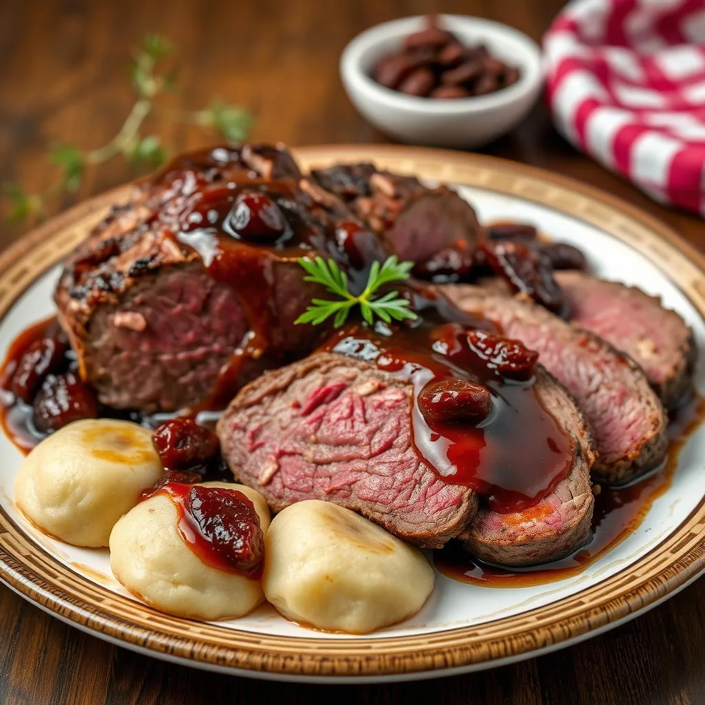 Sauerbraten (Estofado de carne marinado)