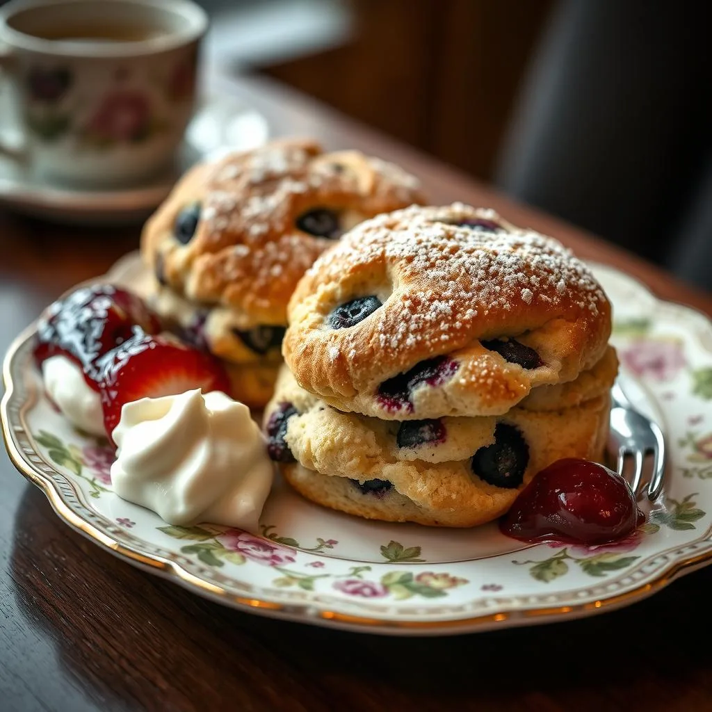 Scones de Arándanos