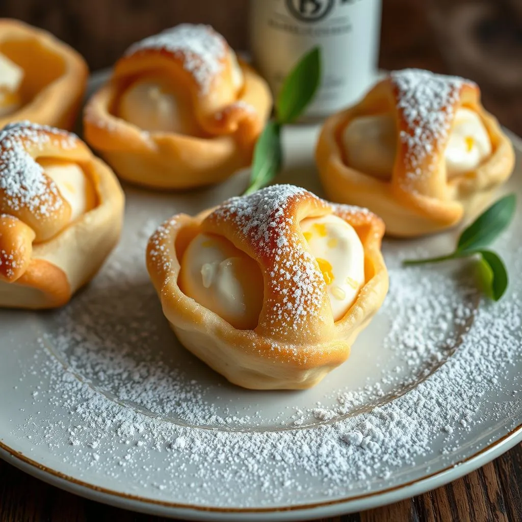 Sfogliatelle de Ricotta y naranja confitada de Cerca