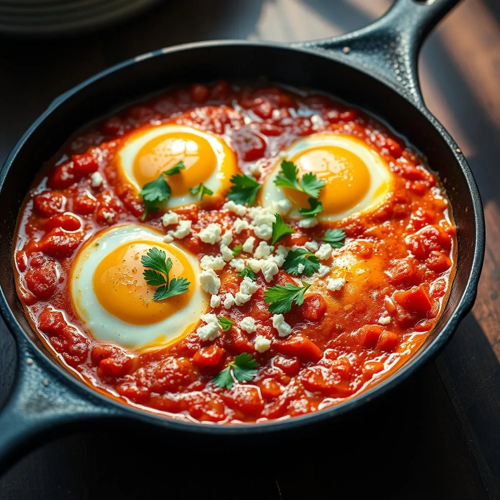 Shakshuka con Feta y Hierbas Frescas