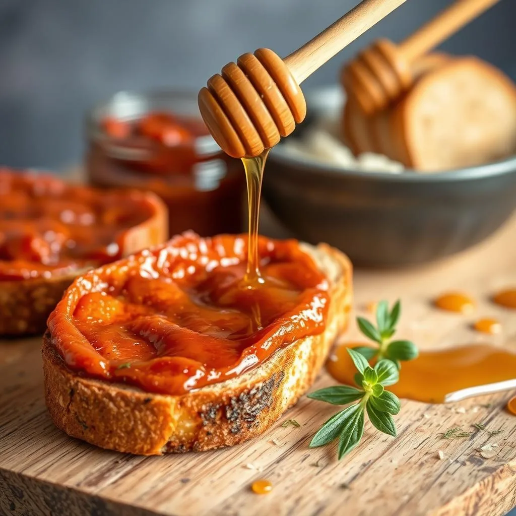 Sobrasada de Mallorca con Miel sobre Tosta