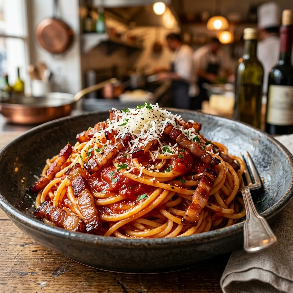 Spaghetti alla Matriciana Tradicional