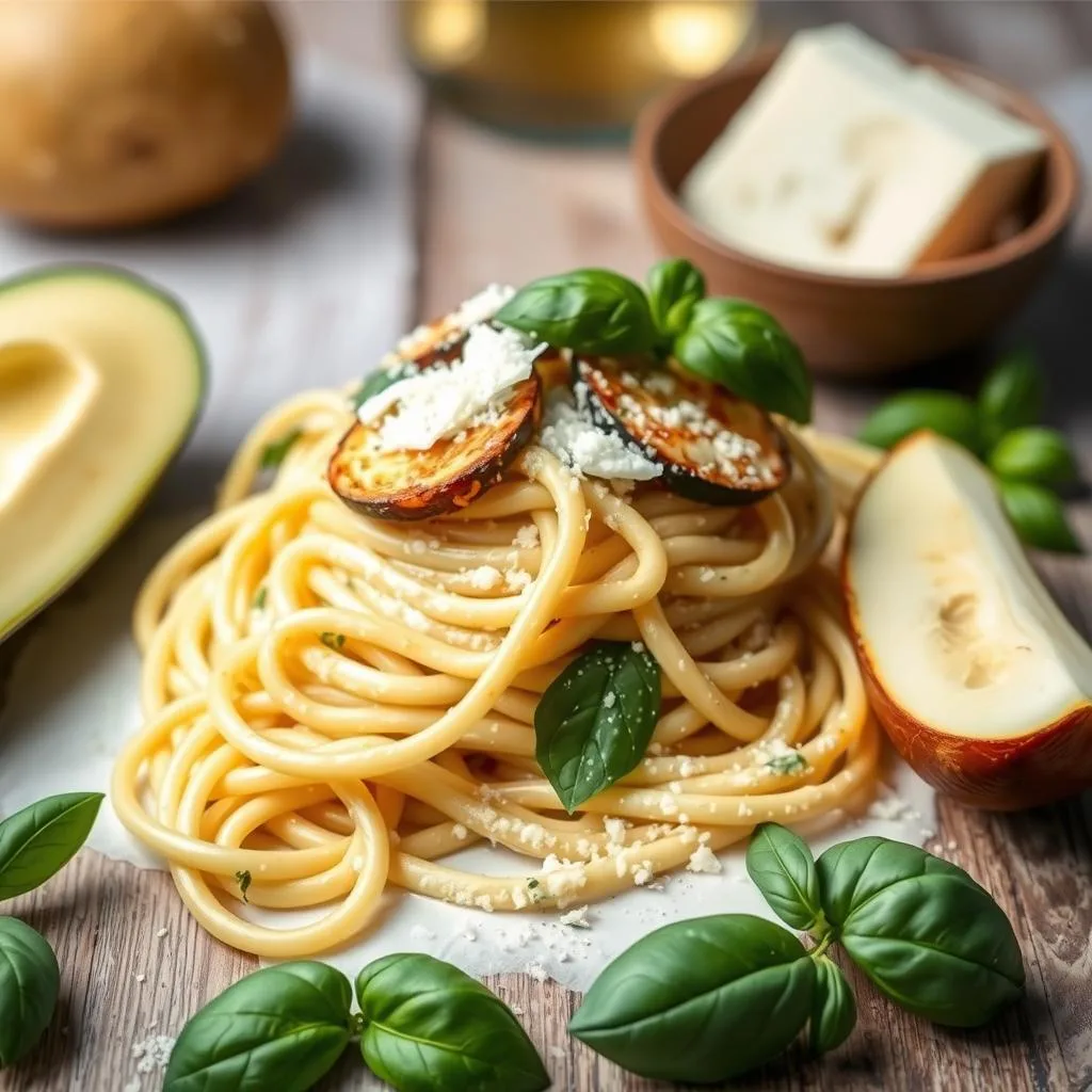 Spaghetti alla Nerano tradicionales de calabacín