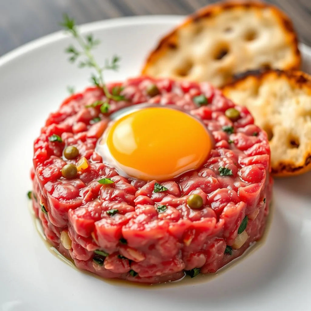 Steak Tartare de Ternera con Yema