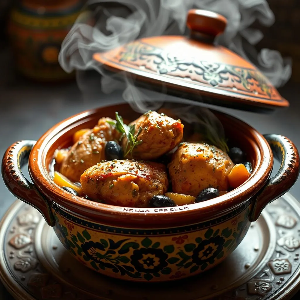 Tajine de Pollo marroquí con Limón de Cerca