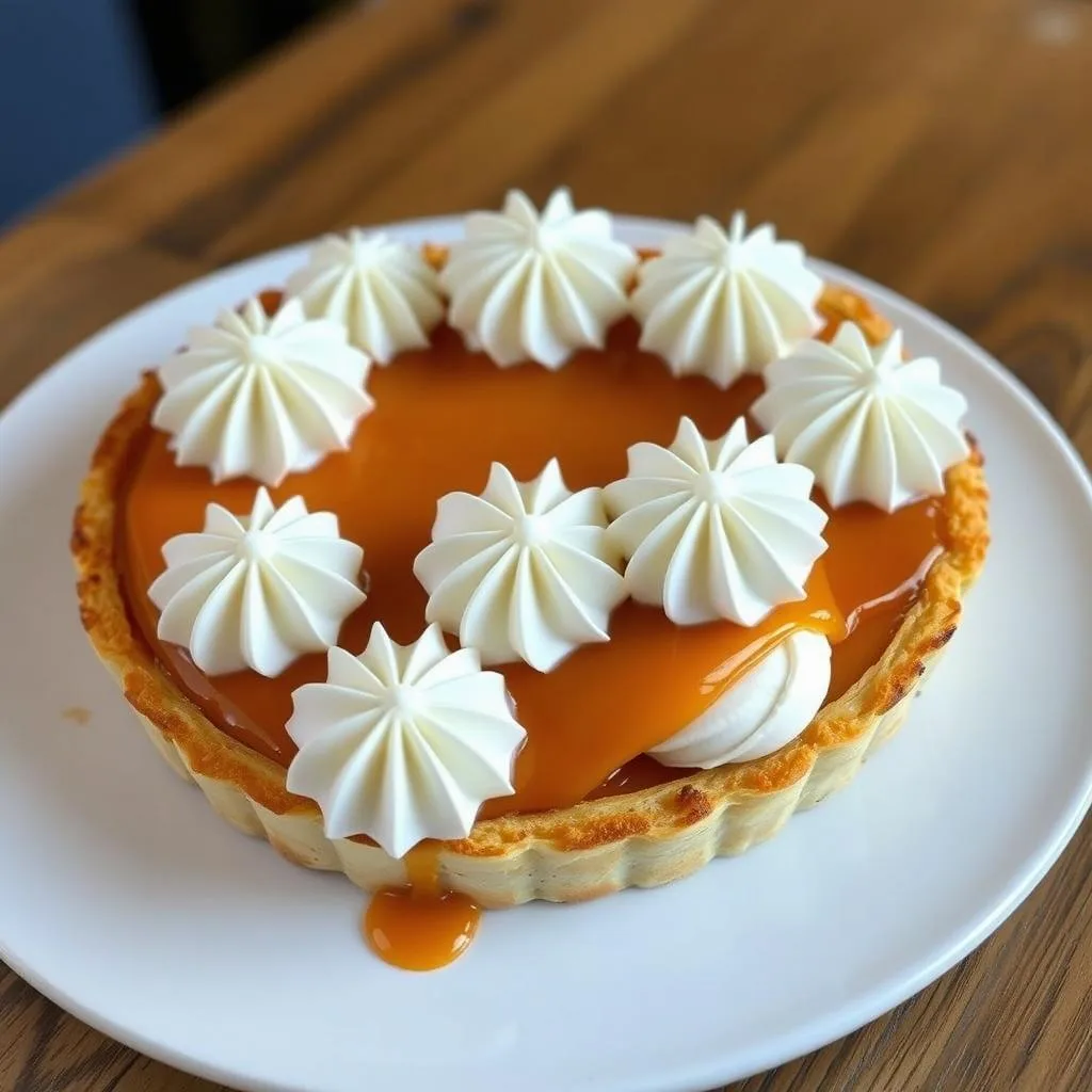 Tarta Saint Honoré de hojaldre y choux