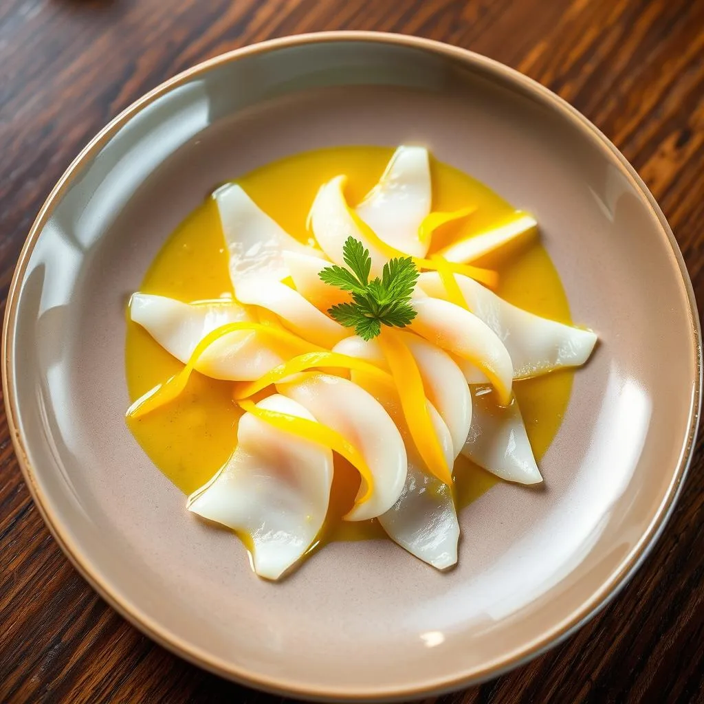 Tiradito de Pescado clásico de Autor