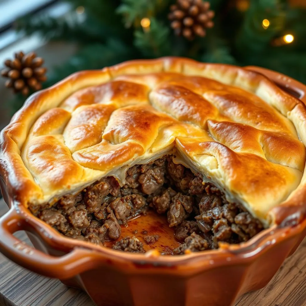 Tourtière (Pastel de Carne Canadiense)
