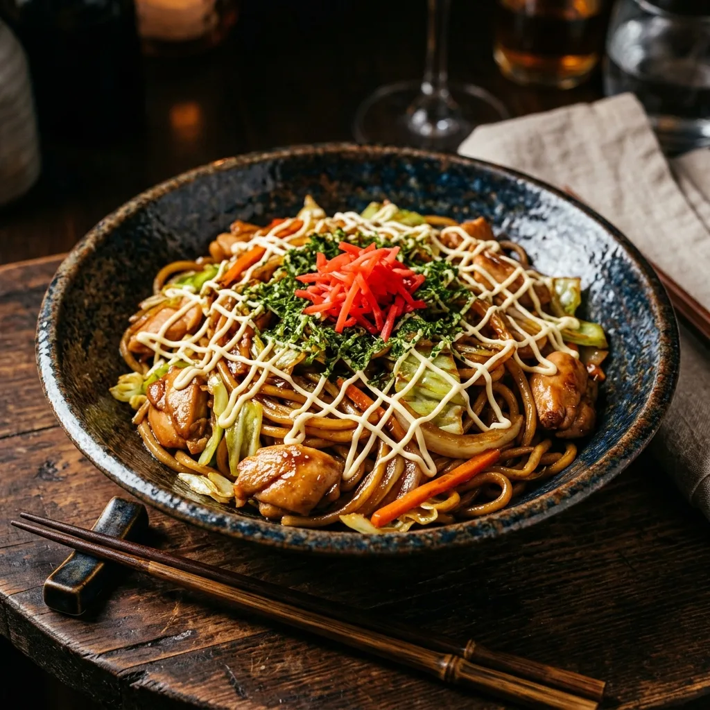Yakisoba de Pollo y Verduras