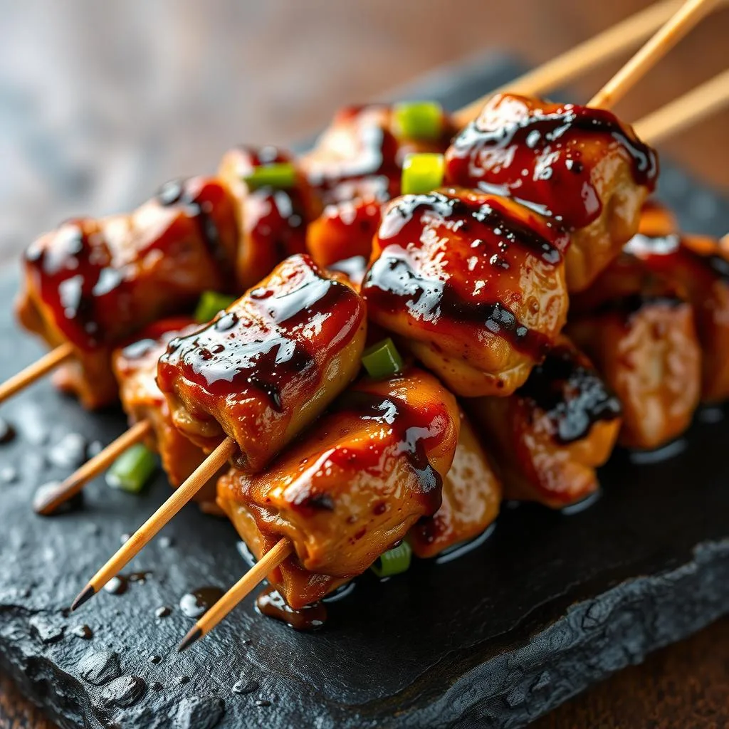 Yakitori de Pollo y Cebolleta